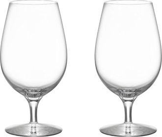 Orrefors Merlot Beer Iced Beverage Glass 2-Pack