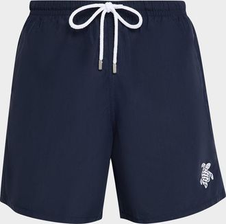 Vilebrequin Men & apos;s Les Unis Bicolor Swim Trunks