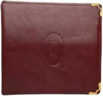 Cartier Pre-owned Wallets, female, Red, Size: ONE SIZE Pre-owned Vintage Wallet