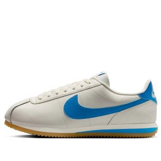 Nike Cortez Leather Sail Gum Yellow Light Photo Blue DM4044-112