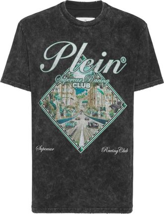 Philipp Plein T-Shirt Ronde Hals - Heren - T-shirts - Zwart - M - Katoen - Tops