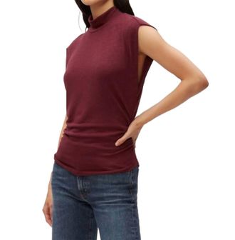 Michael Stars Tina Tahoe Jersey Slvls In Beetroot