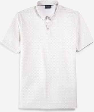 Cole Haan Mens Iconic Polo Shirt - Beige Size Medium