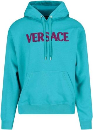 Versace Hombre, Sudaderas, Azul, Talla: S