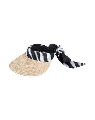 Karl Lagerfeld K/ZEBRA RAFFIA VISOR