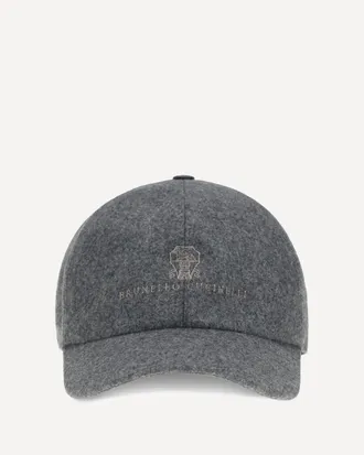Brunello Cucinelli Logo Baseball Hat Male M