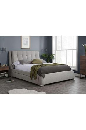 Birlea Mayfair Bed in Grey | Size: Super King