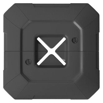 OUTSUNNY Base para sombrilla 101x101x12 cm negro