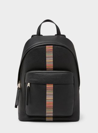 Paul Smith Mens Signature stripe backpack