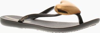 Ipanema Womens Ipanema Womens Flip Flops Maxi Fashion Lace Up black bronze UK Size - Size: 7