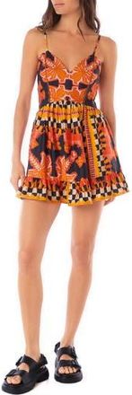 Maaji Racing Palms Amarina Cover-Up Sundress in Open Orange at Nordstrom Rack, Size Medium