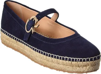 Gianvito Rossi Elda Suede Espadrille