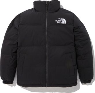 The North Face Logo Winter Puffer Jacket Black NJ1DN77A