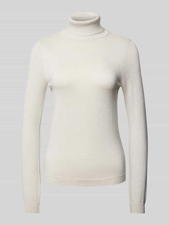Vero Moda Shaped Fit Rollkragenpullover mit Glitzer-Effekt Modell HAPPYSHINE in Silber, Gr&ouml;&szlig;e S