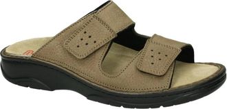 Berkemann Tobias Wedge - Heren - Sandalen - Beige - 41 1/2 EU - Leer - Schoenen