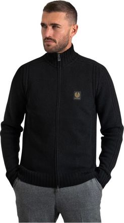 Belstaff Truien & Vesten, Heren, Zwart, 2Xl, Wol, Wollen Vest