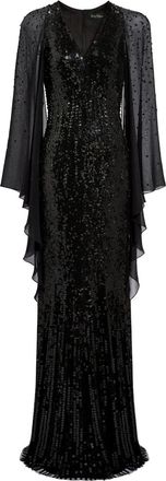 Jenny Packham Lyrical jurk - Zwart