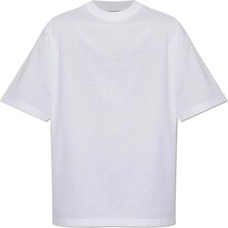 Balenciaga T-shirt met opgedrukte logo - Heren - T-shirts - Wit - M - Katoen - Tops