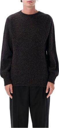 Howlin Maglione Shetland - - Knitwear - Uomo - Nero - M