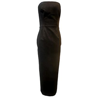 P.A.R.O.S.H. Bustier Maxi Jurk - Dames - Maxi kleedjes - Bruin - S - Kleedjes