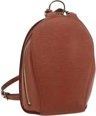 Louis Vuitton Pre-owned Backpacks, female, Brown, Size: ONE SIZE Pre-owned Vintage Epi Leather Backpack