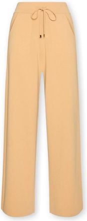 Elena Miro Palazzobroek van viscosemix - Dames - Wijde Broeken - Beige - 3XL - Nylon - Broeken