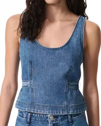 Rag & Bone Ultra Featherweight Estelle Denim Top In Beekman