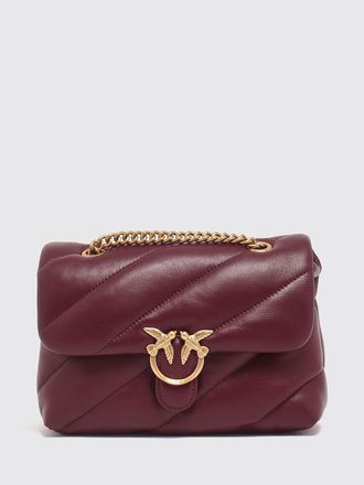 Pinko Classic Love Bag Puff Matelass&eacute; Nappa Mini Shoulder Bag with Logo