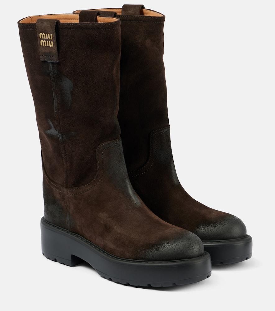 Women's Miu Miu Leather Boots - up to −15% | Stylight