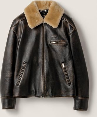 Miu Miu Nappa leather jacket