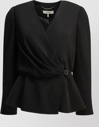 Chlo&eacute; draped top
