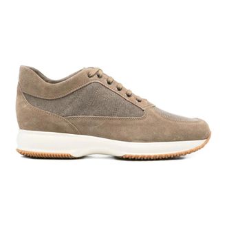 Hogan Sneakers, male, Brown, Size: 10 1/2 US Interactive Sneaker