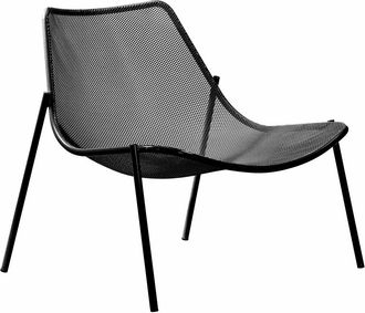 Emu Round Loungesessel, schwarz