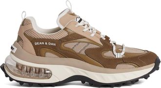Dsquared2 Bubble chunky sneakers - men - Polyester/Polyester/Calf Leather/Lambskin/Polyurethane/Cork/Elastodiene/PVC - 40 - Brown