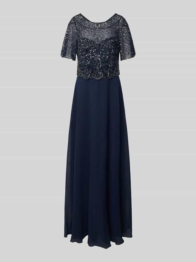 Christian Berg Cocktail Abendkleid mit Paillettenbesatz ab 129,99