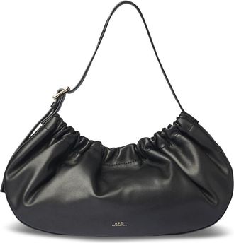 A.P.C. A.p.c., Tassen, Dames, Zwart, ONE Size, Polyester, Ninon Hoop Bag