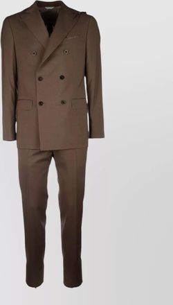 Boglioli double breasted notch lapel tailored suit