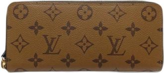 Louis Vuitton Pre-owned Wallets, female, Brown, Size: ONE SIZE Pre-owned Canvas Wallet