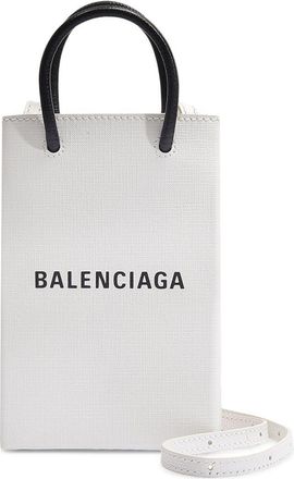 Balenciaga Borsa tote con stampa - Bianco