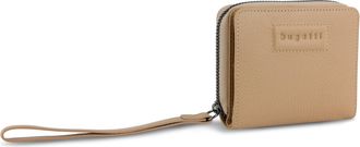 Bugatti Geldb&ouml;rse BUGATTI Elsa, Herren, beige, Leder, Polyester, Kleinlederwaren Geldb&ouml;rse