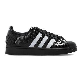 adidas Superstar II - Dames - Sneakers - Zwart - 37 1/2 EU - Leer - Schoenen