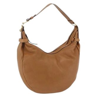 Ferragamo Pre-owned Leren Schoudertas - Dames - Vintage Schoudertas - Bruin - ONE Size - Leer - Vintage