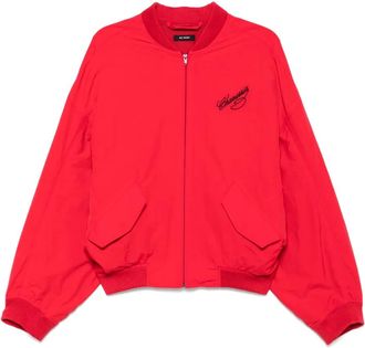 Willy Chavarria Bomber con ricamo - Rosso