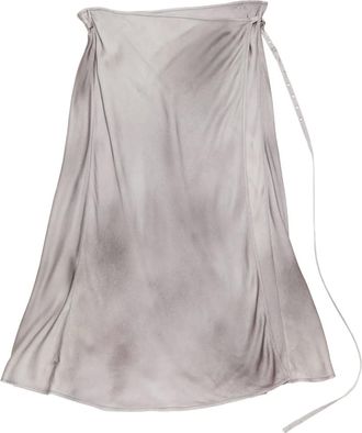 Acne Studios Midi-rok met vervaagd effect - Grijs