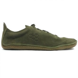 Vivobarefoot Sensus Leather Mens Fashion Trainers - Dark Olive - Size:UK 10