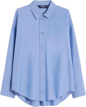 Max Mara Mujer, Blusas y Camisas, Azul, Talla: M