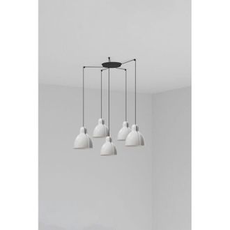 Faro Barcelona Venice 200 5l Colgante Blanca