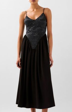 Scalpers Beads Dress in Black at Nordstrom, Size X-Large Eu