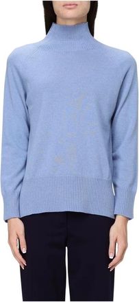 KANGRA KAngra Sweaters - Dames - Coltruien - Blauw - 2XL - Denim - Truien & Vesten