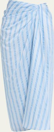 SIMKHAI Liorra Draped Midi Skirt